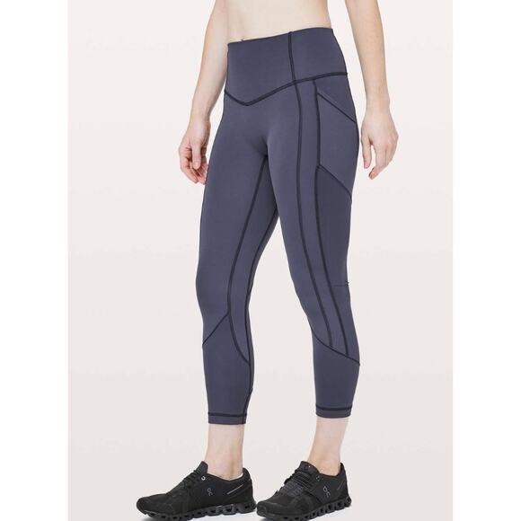 Lululemon All The Right Places Crop II Legging *23" Cadet Blue size 4 - Picture 1 of 8